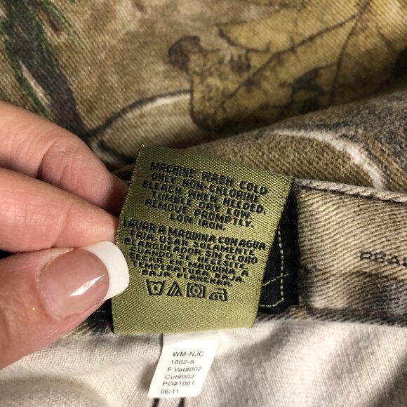 Realtree Camouflage Pants Mens Size 38x32 Cotton Hunting Outdoor Apparel Durable - Picture 4 of 5